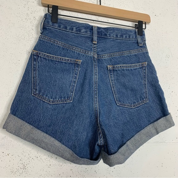 Moussy Rolled Cuff Denim Jean Shorts Size Small - Picture 4 of 8